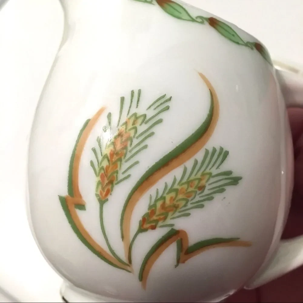 Ohata China Sugar & Creamer Wheat Japan